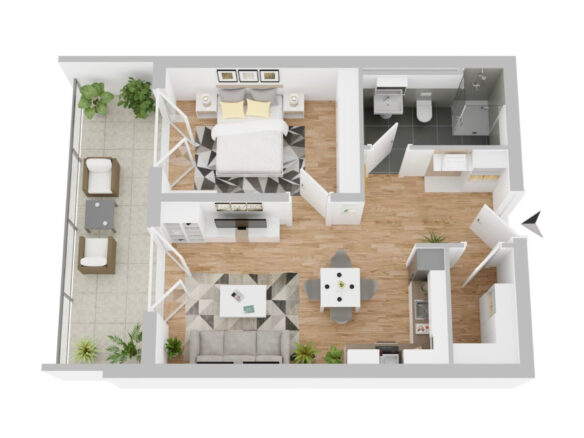 visueller Grundriss